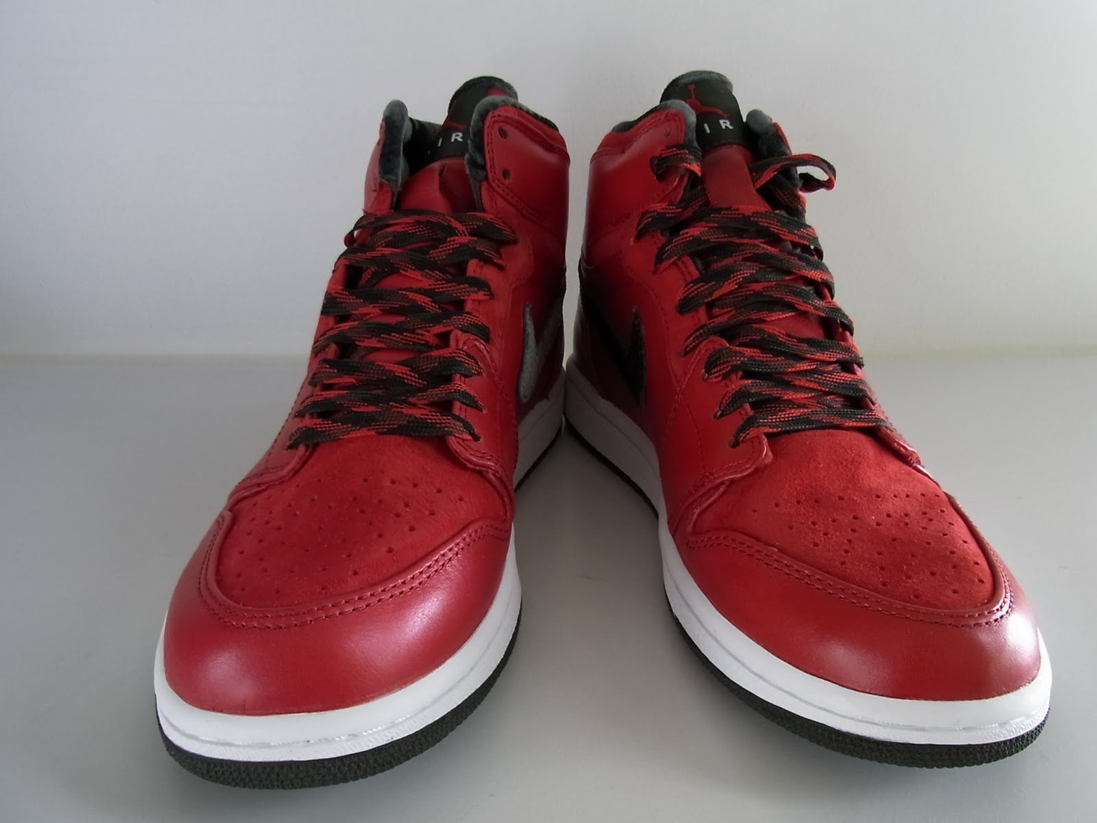 Spinners Air Jordan 1 Retro Hi Premier Varsity Red Dark Army White