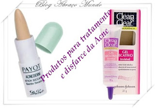 Produtos -pele - tratamento acne- beleza - Abraço Mundo Cuidados com a pele perfeita