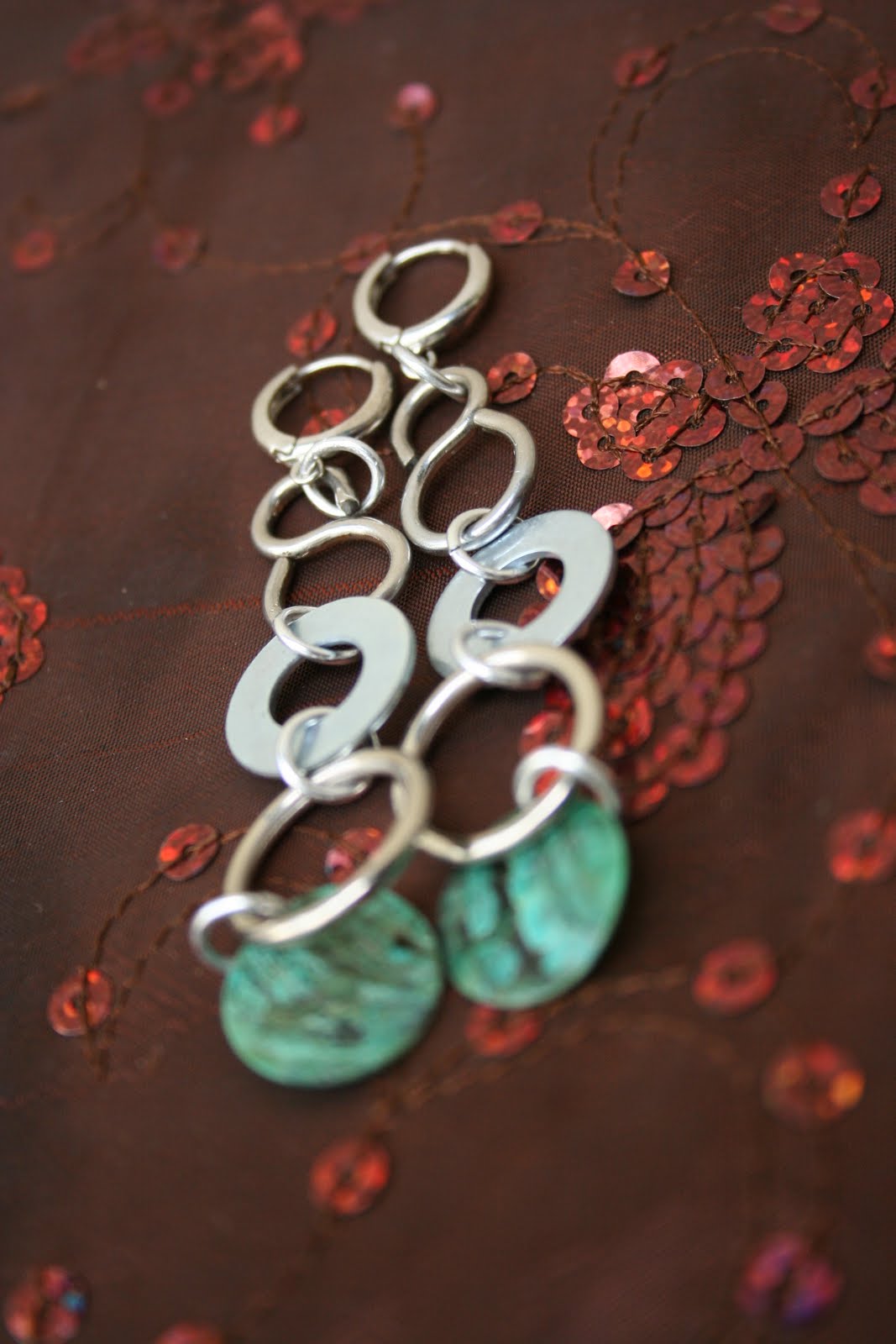 openhappyheart HARDWARE handmade jewelry using washers, nuts and bolts