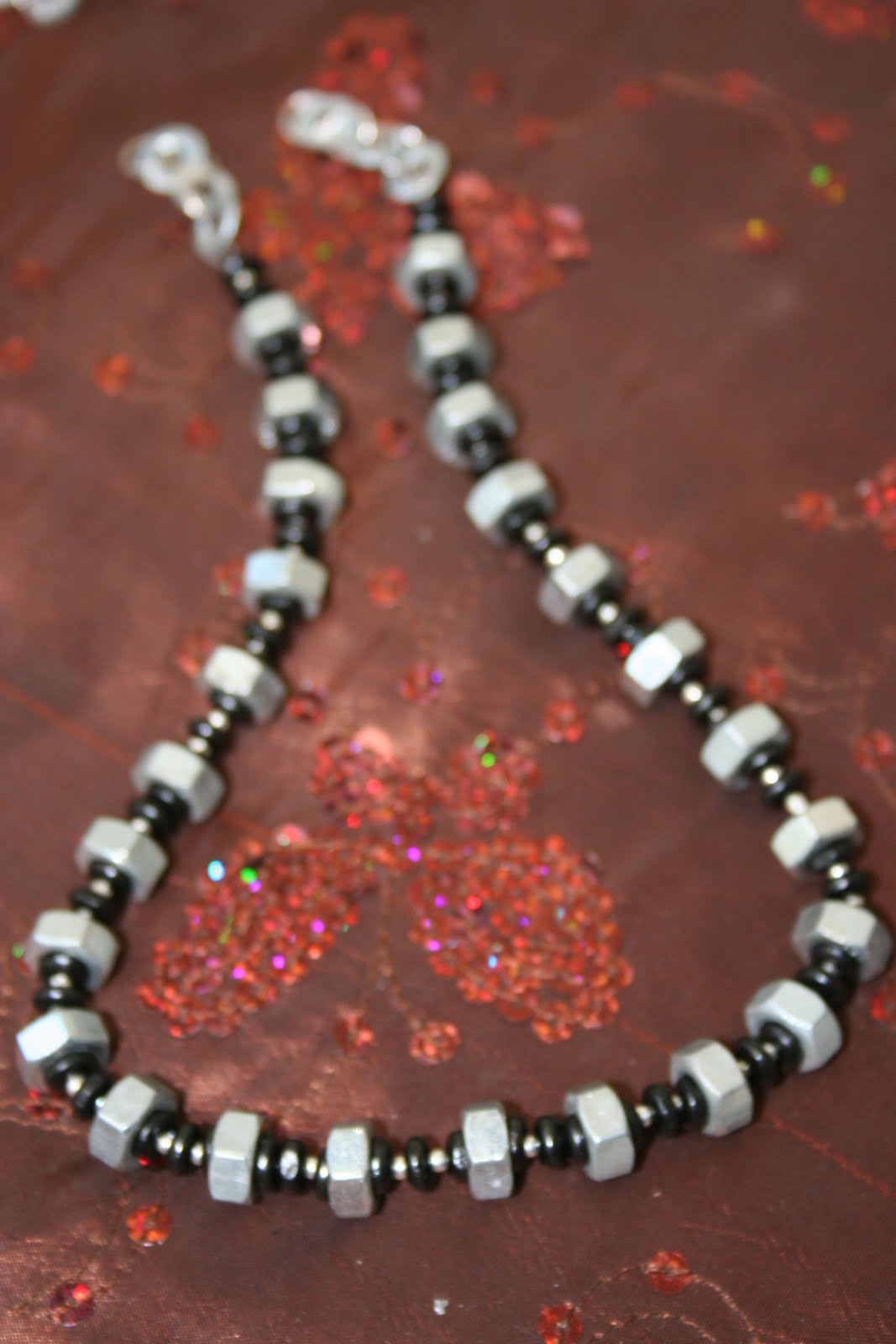 openhappyheart HARDWARE handmade jewelry using washers, nuts and bolts