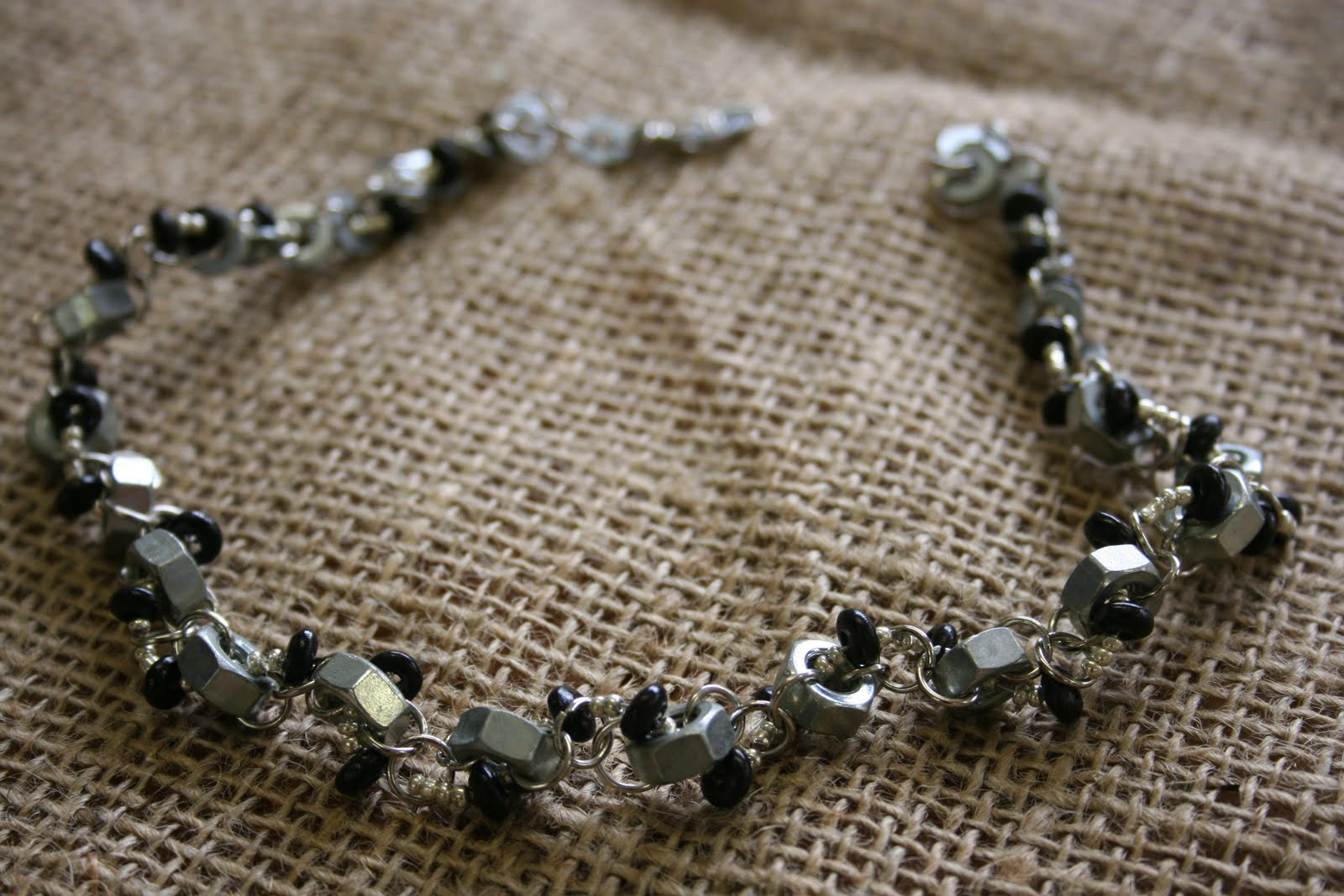 openhappyheart HARDWARE handmade jewelry using washers, nuts and bolts