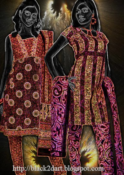 Dress Model Photoshop on Photoshop Art Of Indian Girls Posing In Printed Salwar Kameez Dress