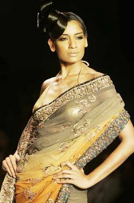 Designer Sarees at Kolkata Fashion Week 2009