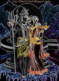 Lord Shiva and Goddess Parvathi