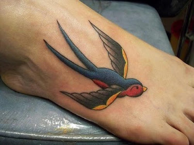 mens foot tattoo