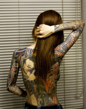 geisha girl tattoo