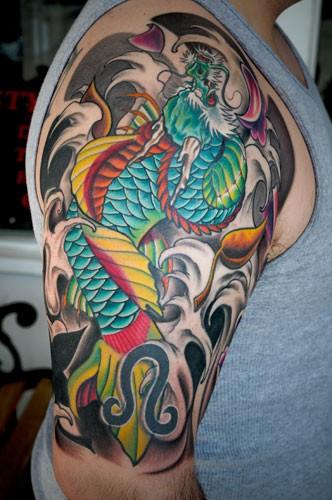 Japanese Dragon Tattoo Style - Arm Tattoo