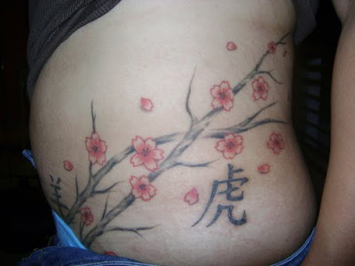Cherry blossom tattoos are one of the world's most famous body art tattoos.