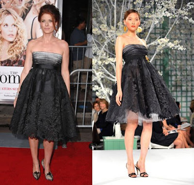 Oscar Fashion 1987 on Celebrities Today Debra Messing In Oscar De La Renta Resort 09