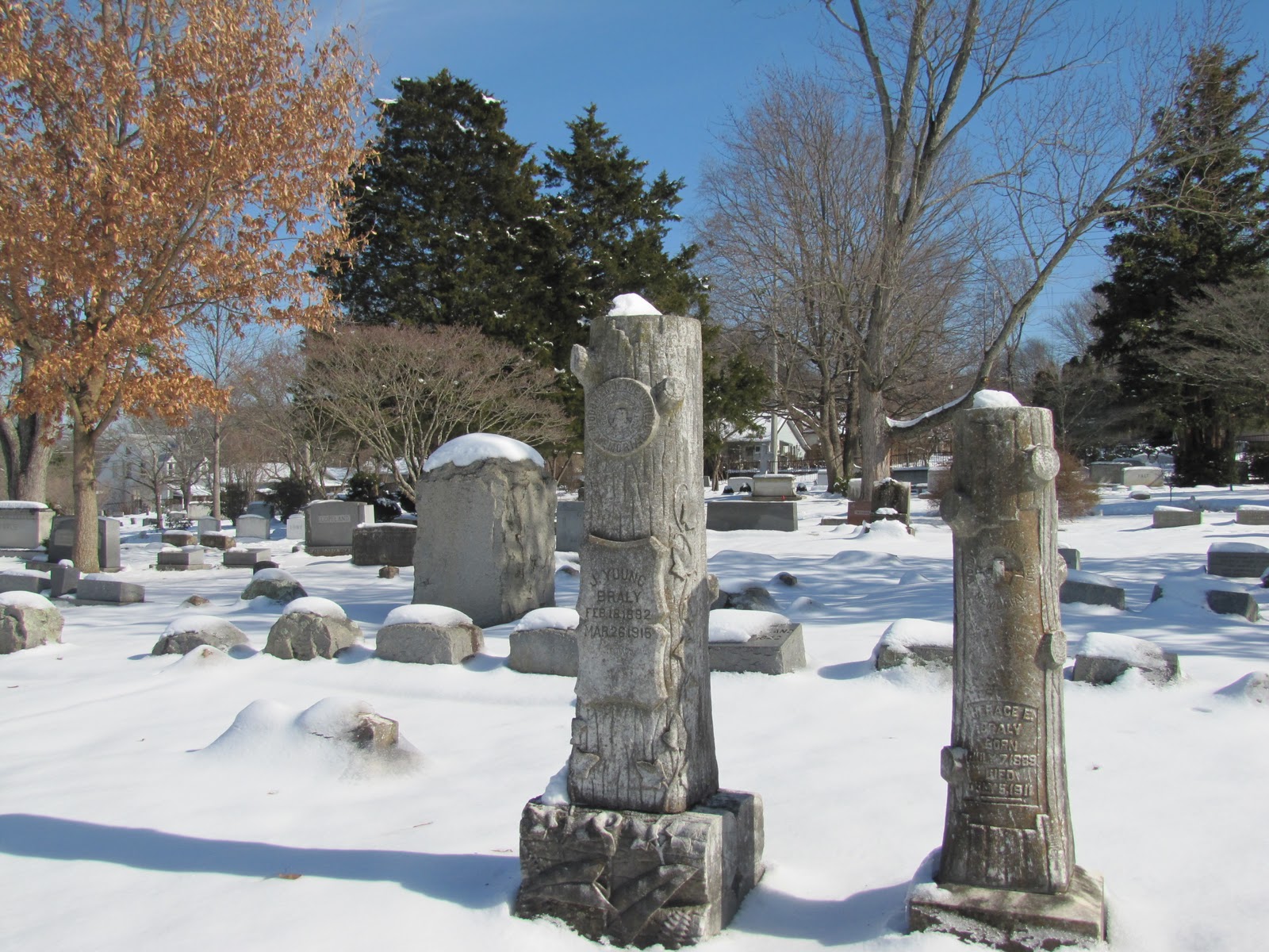 The Cemetery in the Snow