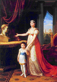 Elisa Buonaparte con la figlia Napoleona Elisa