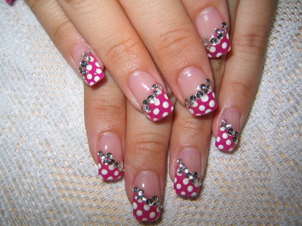 5. "Nail Designs with Rhinestones and Glitter on Tumblr" - wide 1