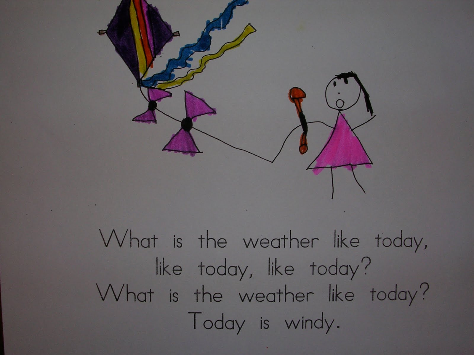 A Place Called Kindergarten: What Is the Weather Like Today?