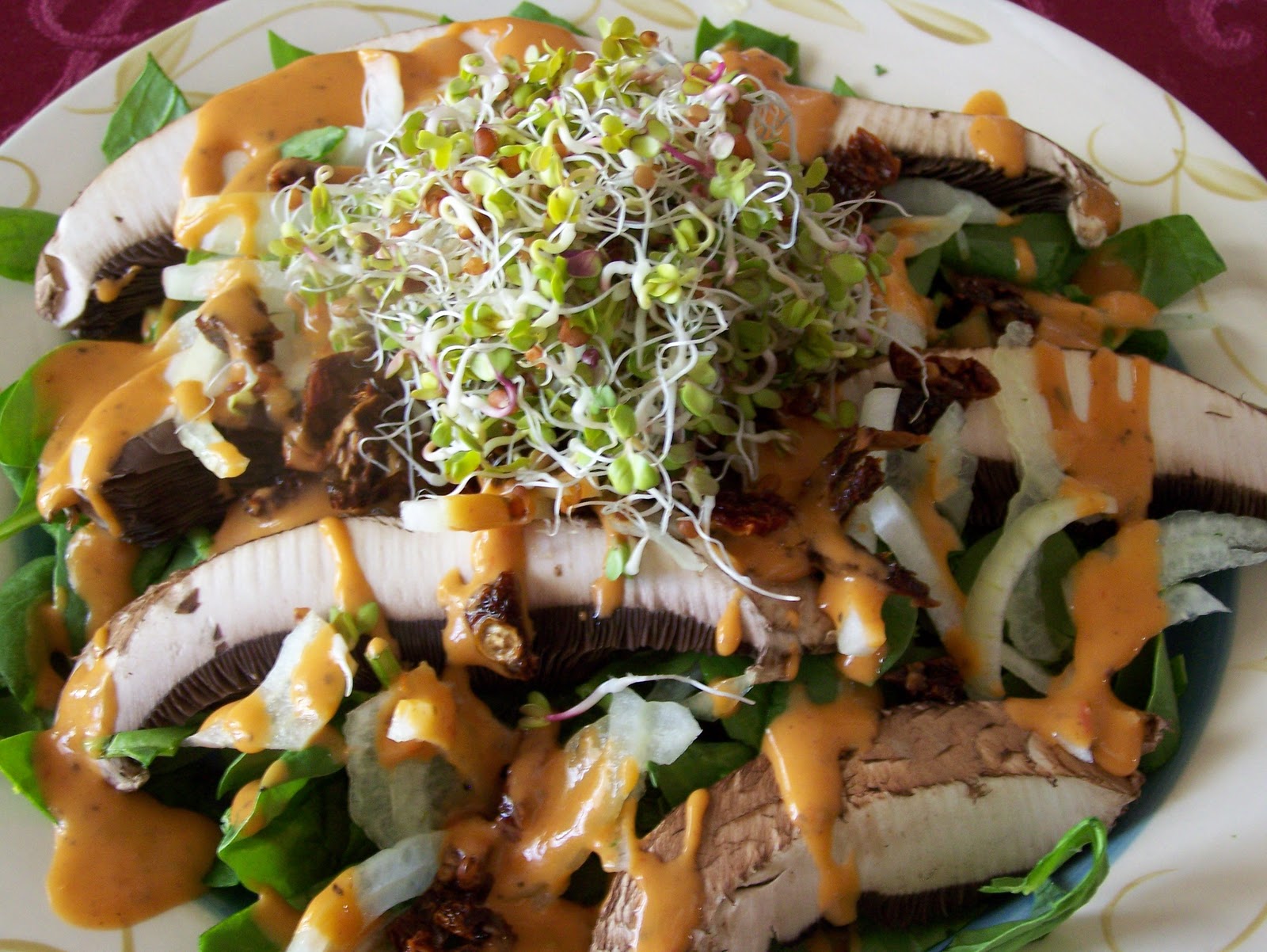 Super Simple Raw Portobello Recipe