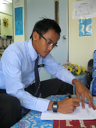 Bakal....bukan bakal menantu...tapi bakal cikgu..=)