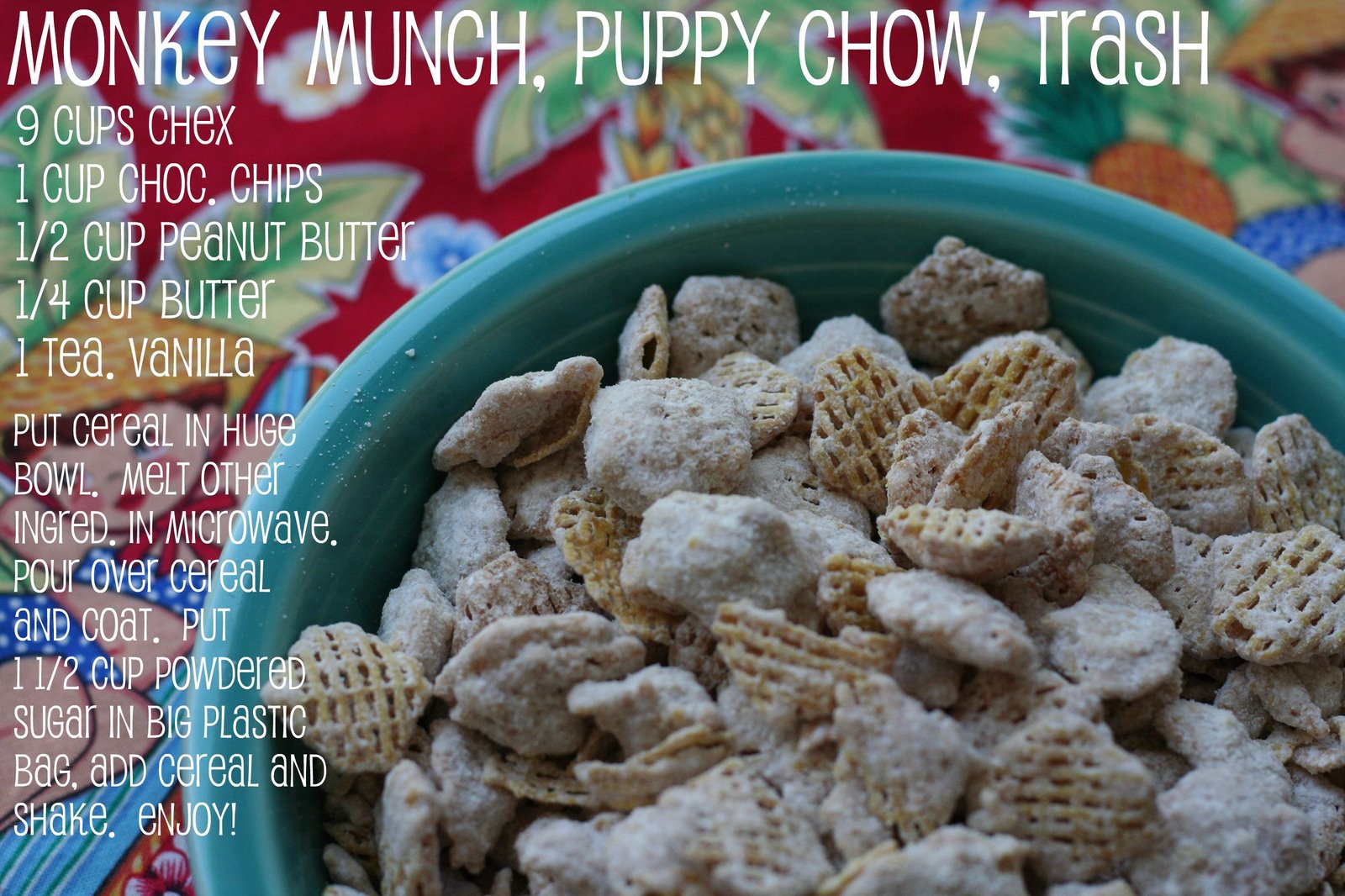 Monkey Munch Recipe