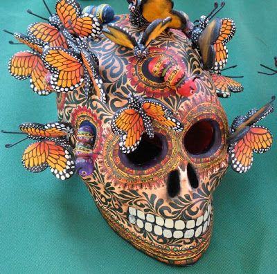 Folk Art Skull