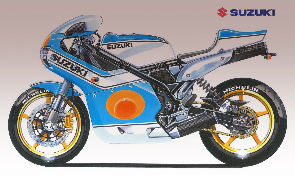Concept/design/photomontage sur R  Suzuki+RG+600+BS