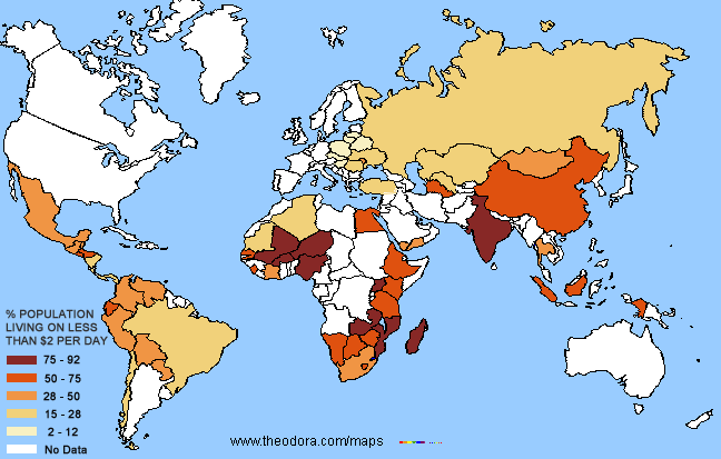 Map Of Poverty / Yoksulluk Haritası