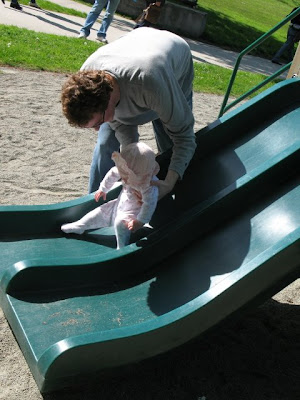 going down the slide