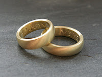 mens gold wedding rings