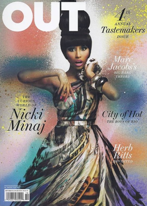 nicki minaj v cover shoot. Nicki Minaj Covers V Magazine