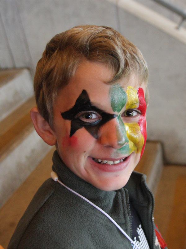 Ghana Face Paint
