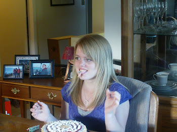 Victoria Enjoying the Candles