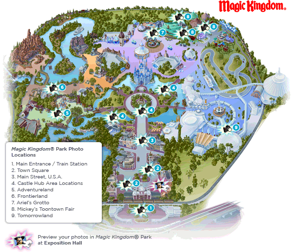 magic kingdom map. magic kingdom map 2011. land