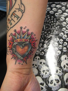 crown tattoos, tattooing