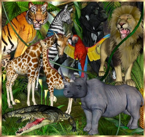 Safari Clip Art 071410» Vector Clip Art - Free Clip Art Images