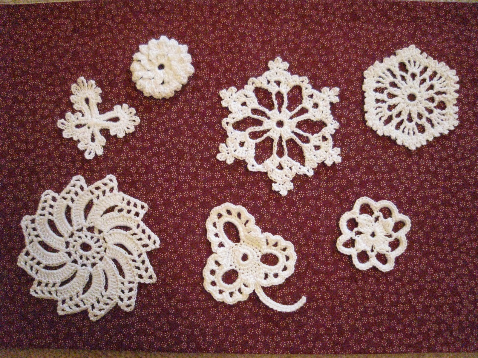 Omega kitchen cabinets made a crochet neck lace too! It's really easy necklace, but it's