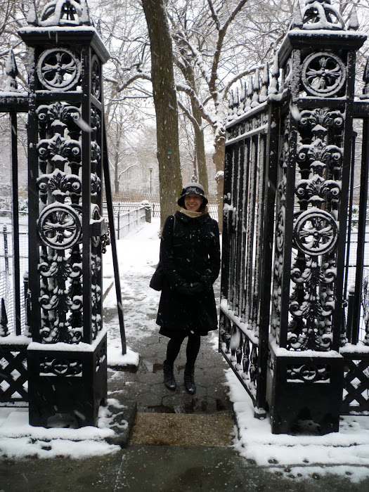 J in the snow NYC Dec 2009