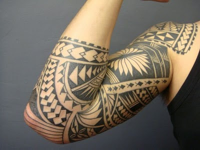Polynesian Sleeve Tattoo 