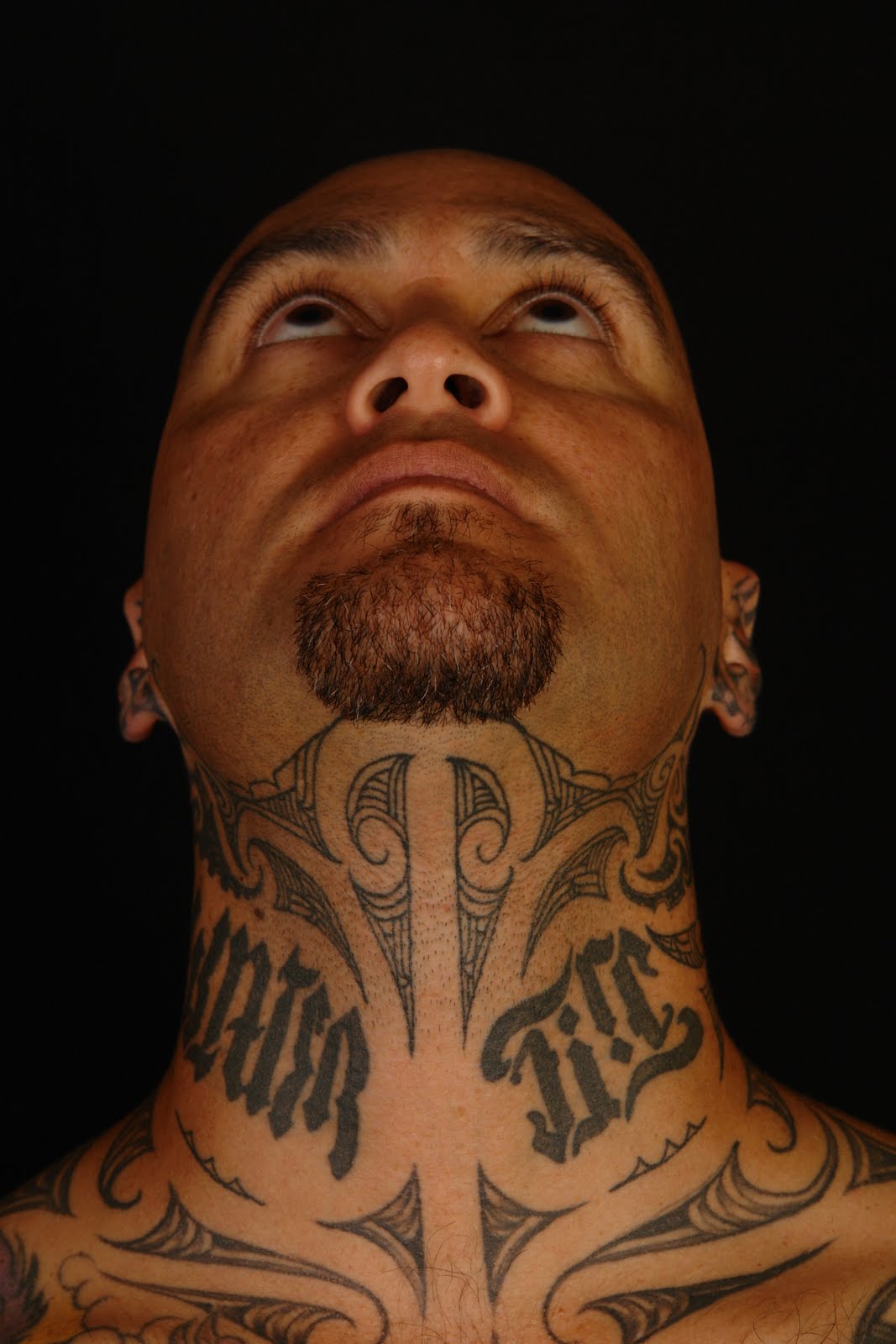 SHANE TATTOOS: Tiki Taane Throat Tattoo