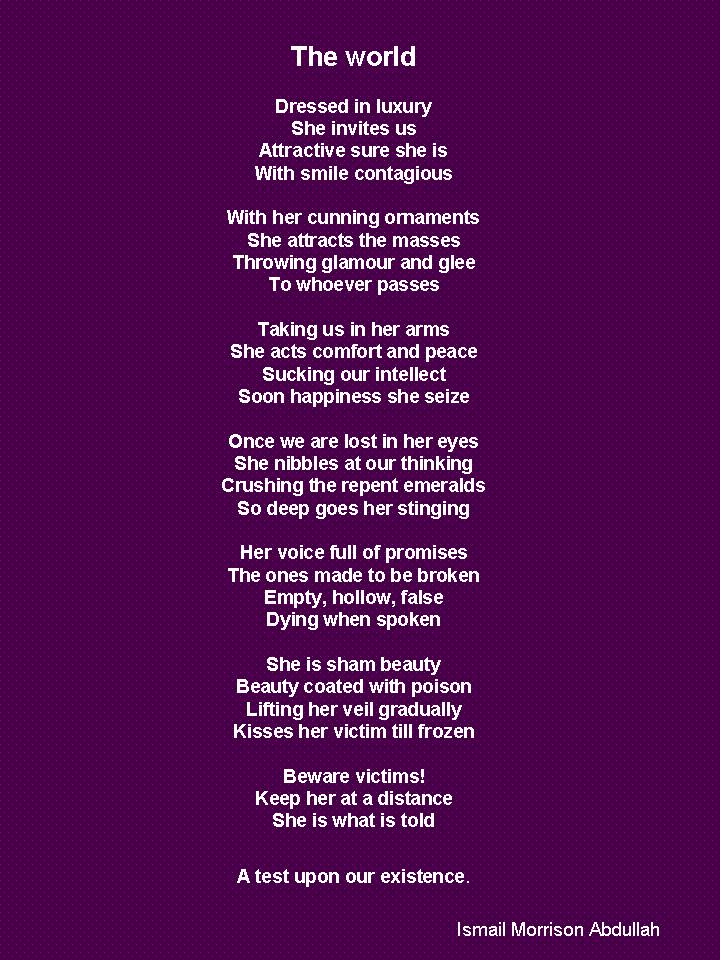 Bismillah Blog: Islamic poetry