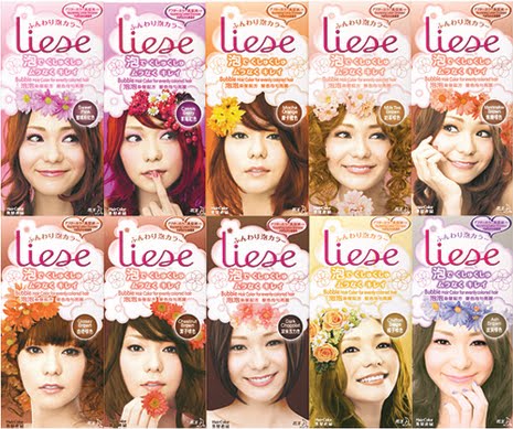 Liese Hair Dye Color Chart