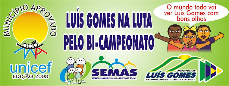 Selo Unicef  - Luís Gomes