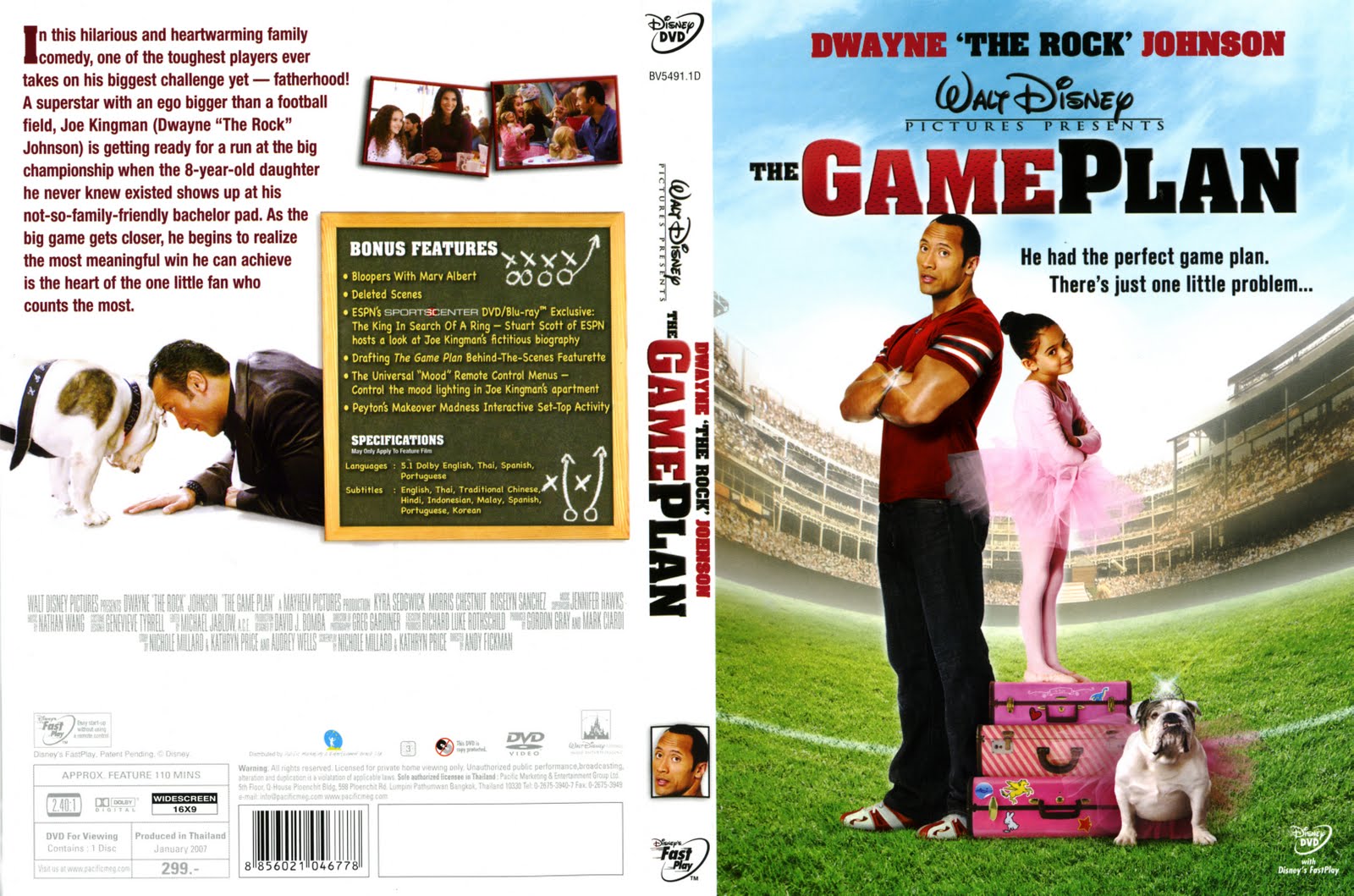 The Game Plan (2007) My Covers Collection