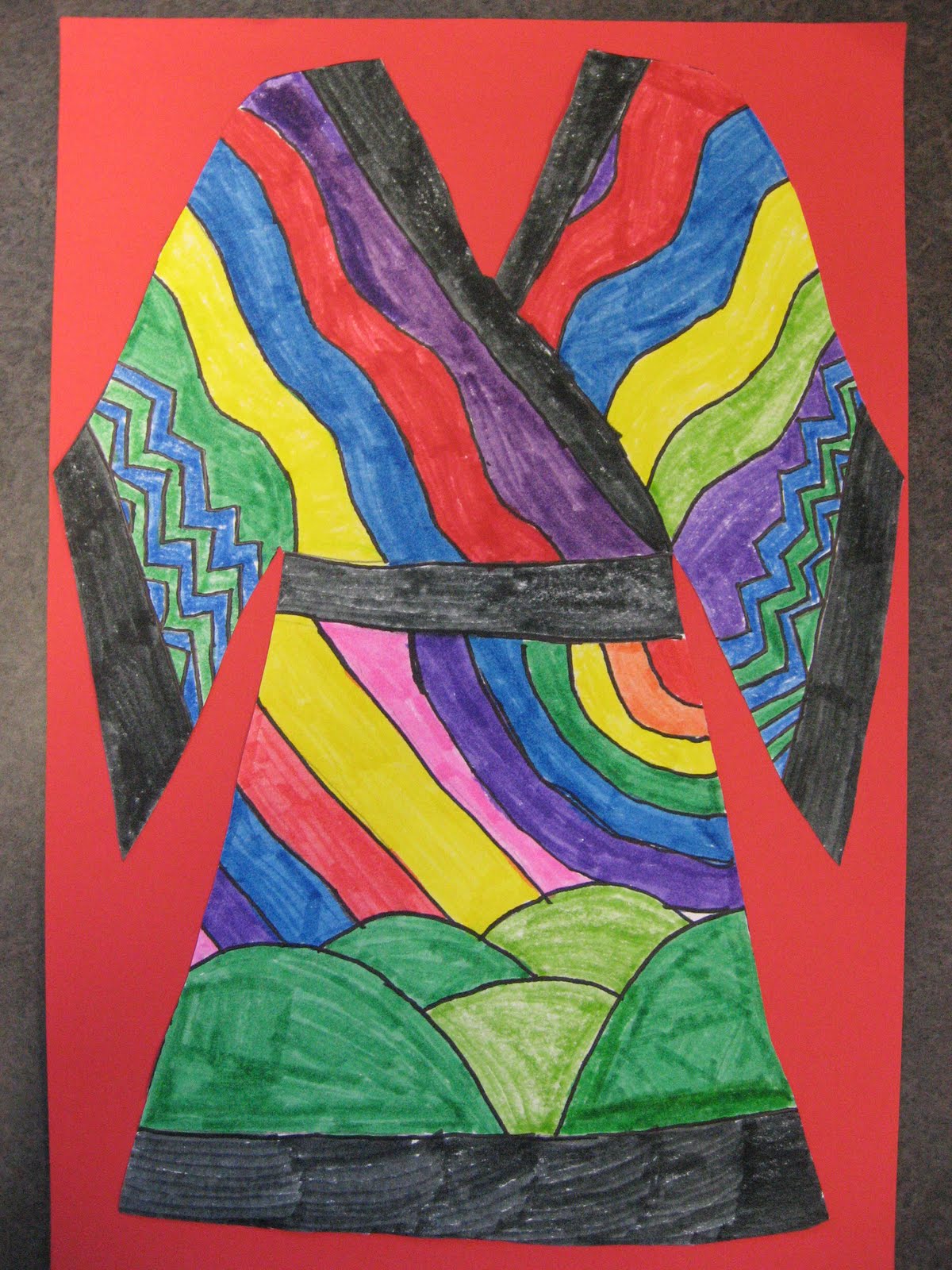 Big Woods Art!: 3rd Grade Kimonos
