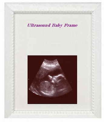 ultrasound baby picture frame