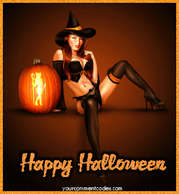 Sexy Halloween on Una Sexy Y Linda Brujita Para Desear Un Feliz Halloween