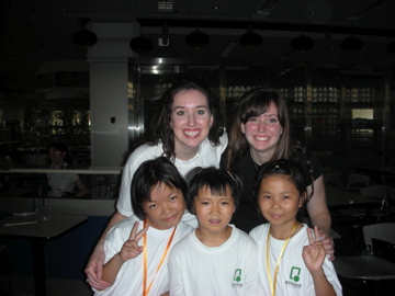 Lauren and Julie with the Girls