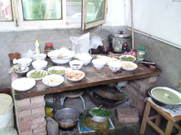 Food preparation area