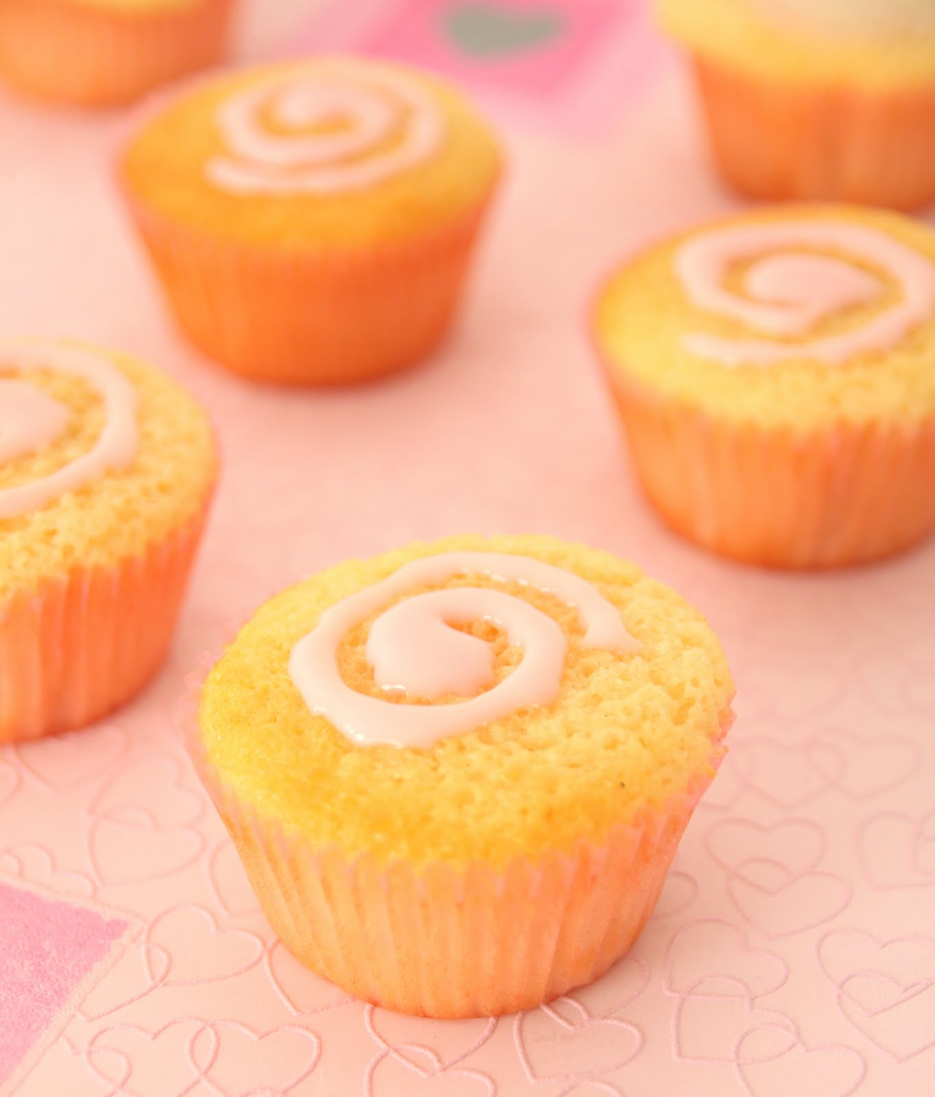 My Kitchen Antics French Yoghurt cupcakes with glazed icing