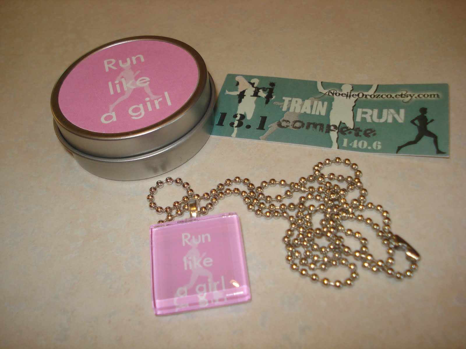 Running Diva Mom Noelle Orozco Run Like a Girl Pendant Giveaway