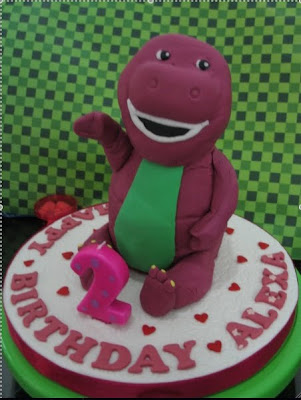 Batman Birthday Cakes on Amazing Rainbow  Birthday Cake Barney