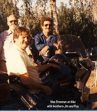 Wes Brosman with his brothers