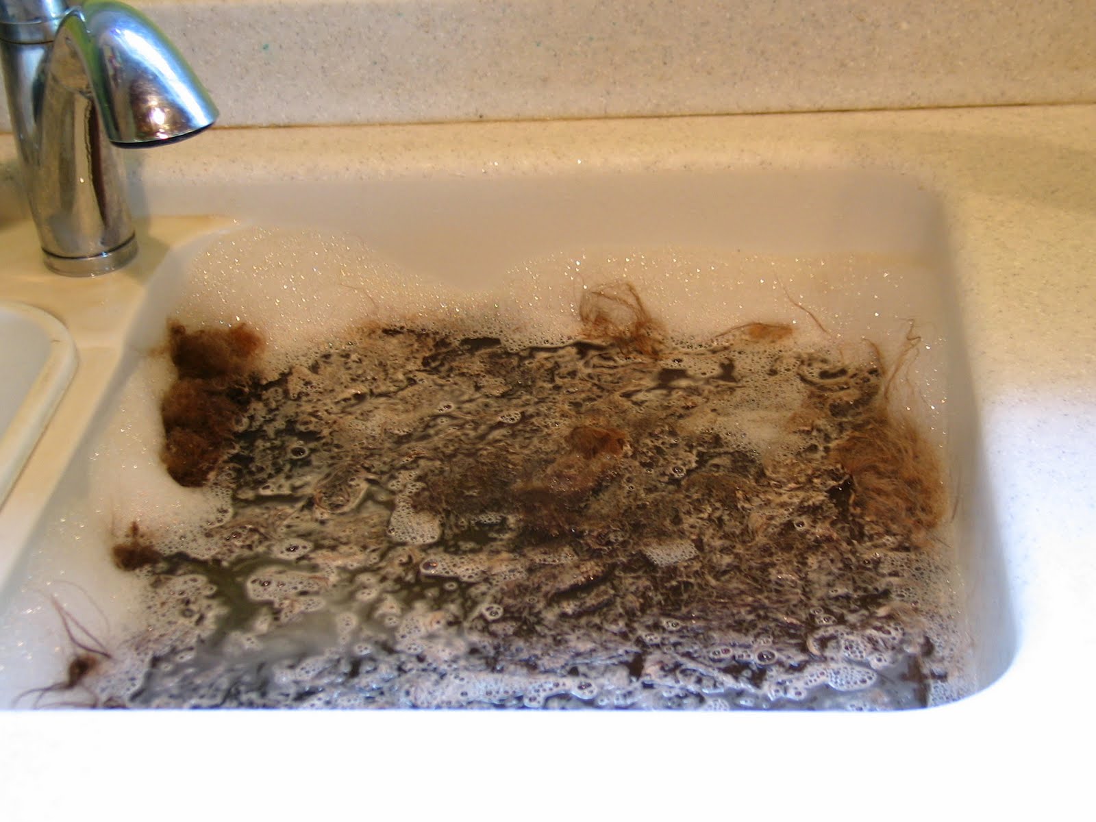 Losing Our Shirts, Keeping The Farm How to Wash a Wool Fleece