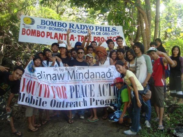 Bombo Radyo  Tree Planting project @ Malasag CDO